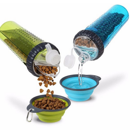 Botella Snack-Duo para Mascotas