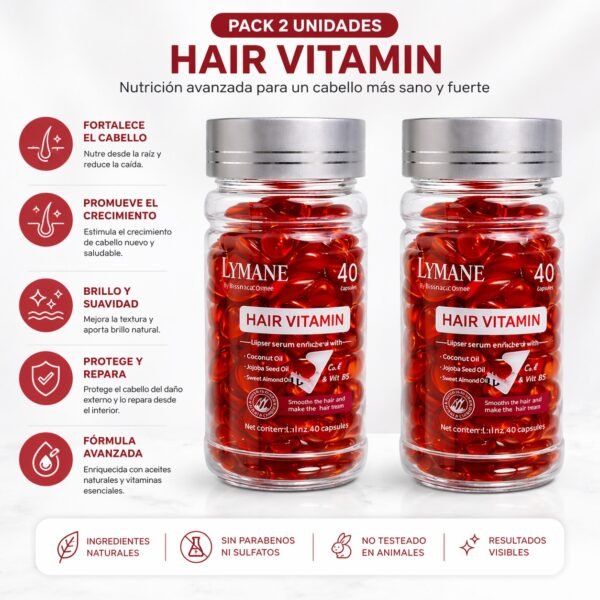 Serum de Vitamina Capilar - Pack 2